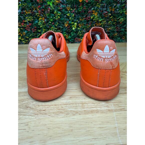 Adidas Originals Raf Simons x Stan Smith Sneakers Shoes‎ Triple Orange Mens 10.5 - Picture 5 of 11